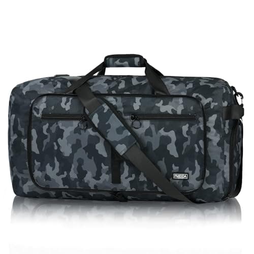 Fmeida 65L Foldable Travel Duffle Bag Waterproof Holdall Luggage Bags