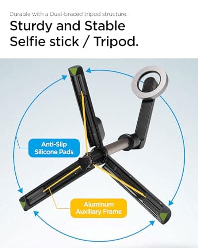Spigen Wondersnap MagSafe MagFit Selfie Stick Tripod 24" Extendable — view 6