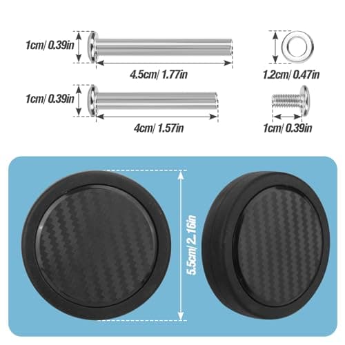 Volein 4Pcs Suitcase Replacement Wheels Luggage Castors Wheel Kit(V41-55mm) — view 2