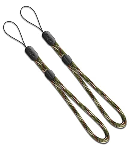 Ringke Phone Paracord Wrist Strap, Green Camouflage (2 Pack)