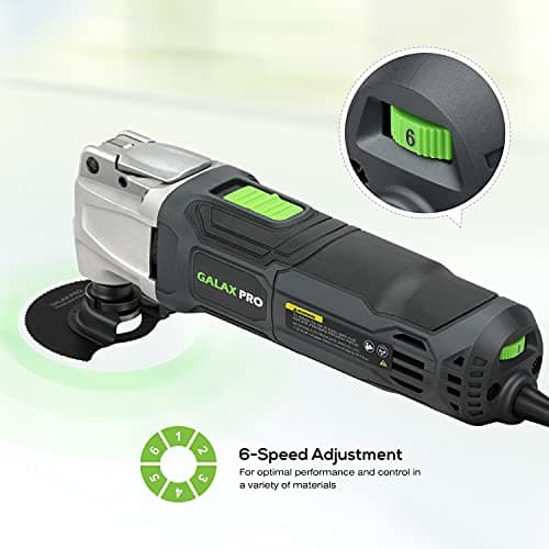 GALAX PRO 260W Oscillating Multi Tool 40Pcs,6 Speeds,Quick-Release Chuck — view 2
