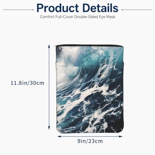 Waterproof Book Sleeve with Zipper & Front Pocket Book Cover Protector — view 3