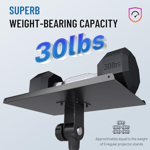 CAHAYA Projector Tripod Stand Portable Laptop Stand Adjustable Height — view 3