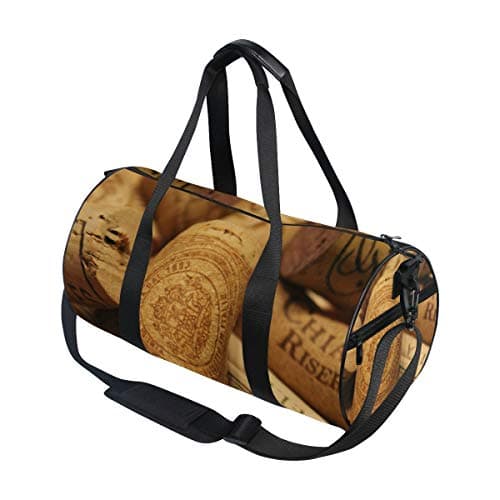 MONTOJ Cork of Wine Duffel Bag Large Gym Duffle Bag — view 3