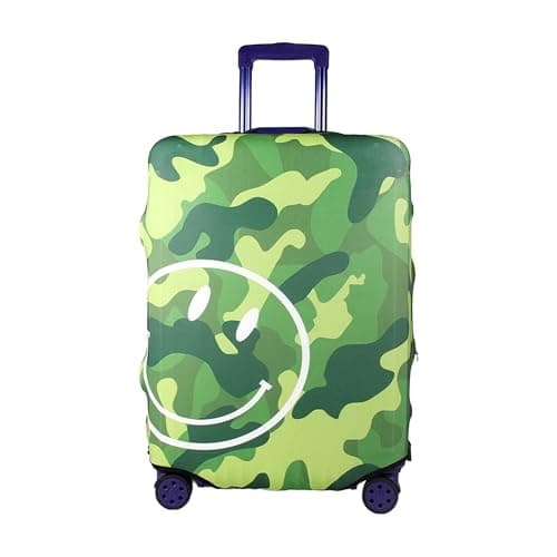 Periea Luggage Covers for Suitcases – Suitcase Cover – Premium Elasticated Material – Small, Medium, Large or Extra Large (Medium, Camouflage)