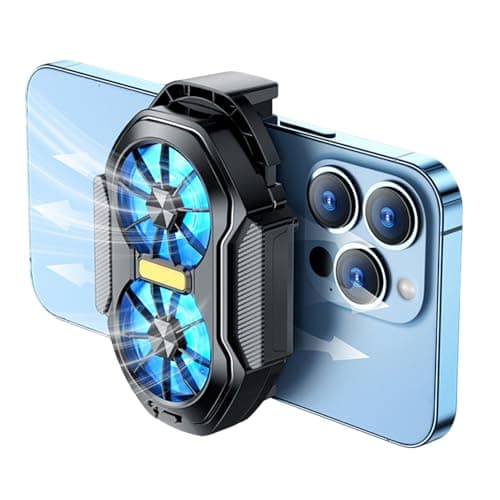 Phone Cooler for Game 2-Fan Mobile Phone Cooling Pad with Clip