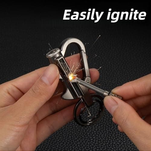 Keychain Ligh/TER,Permanent Match Infinity Ligh/TER with Multitool Keychain Bottle Opener,Reusable Waterproof Match Strike,Permanent Match Ligh/TER,Cool Ligh/TER,Waterproof Matches for Camping — view 6
