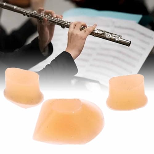 SEAFRONT 3Pcs Flute Trill Key Bumper Cork Set - Silicone, Non-Slip, Reusable, Ideal for Flute Players — view 5