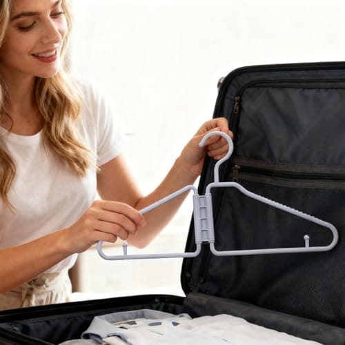 Foldable Hangers for Cruise 12 Pieces Portable Space Saving Travel — view 4