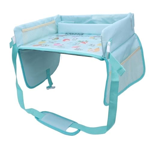 VGEBY Kids Travel Tray for Car, Foldable Lap Desk Organizer for Toddlers — view 3