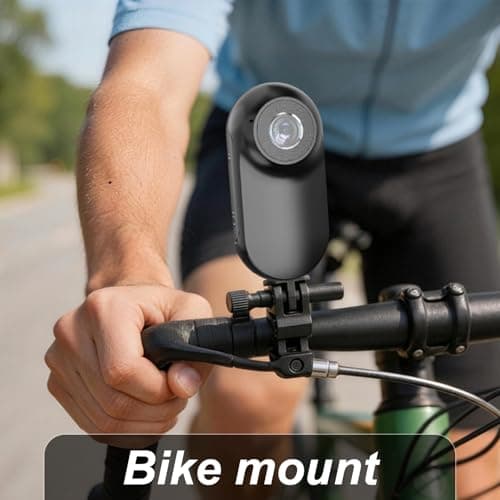 fceoul Mini Wearable Body Camera, 26g Lightweight Thumb POV Vlog Camera with 16GB Memory Card, 1.0" Screen & Magnetic Mount for Motorcycle Helmet, Cycling, Pets Travel — view 6