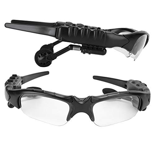 Bewinner Bluetooth 5.0 Solar Powered Sunglasses Headphone Wireless Stereo — view 5