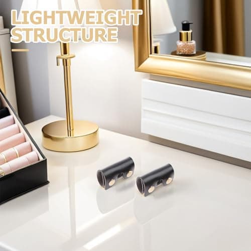 LALADEFIEE 4pcs Double Edge Razor Leather Sheath Travel Safety Razor Case with Precise Fit Protection Visual Access Black Synthetic Leather Iron for Daily Bathroom Use — view 5