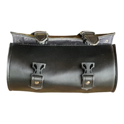 Motorcycle PU Leather Cruise Tool Saddle Bag Head Bag — view 3