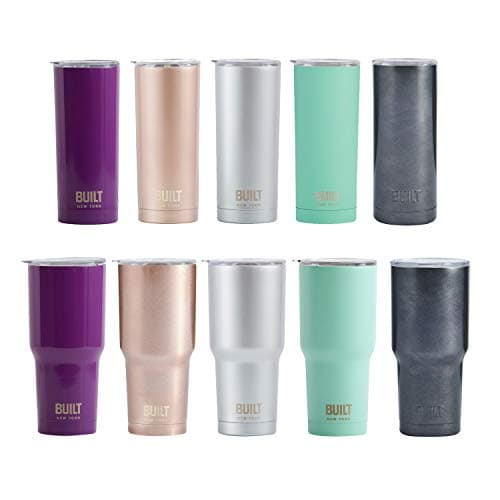 Built 5193244 Insulated Travel Mug/Vacuum Flask, Stainless Steel, 590 ml (20 oz) - Silver — view 6