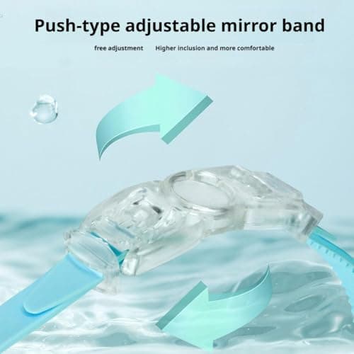 Kids Swimming Goggles with Nose Cover, HD Wide View Anti-Fog UV Protection Swim Goggles, No Leak Adjustable Clip on Swim Mask for Boys Girls Youth 4-16 — view 6