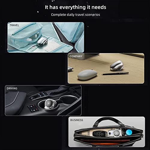 Mini Portable Electric Shaver, Electric Razor for Men,Pocket Size Mini Shaver, USB Rechargeable Portable Beard Trimmer, one-Button Operation and Space Saving, Waterproof, Travel Essentials — view 5
