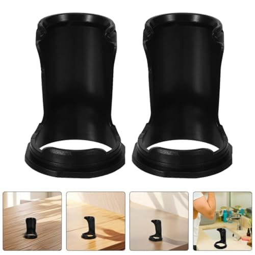 Vaguelly Tool with Grooming and Easy-to-clean Space-saving Organizer 2pcs Portable Plastic Shaving Brush Holder, Wide Compatibility Razor on Men for Beard Desktop — view 6