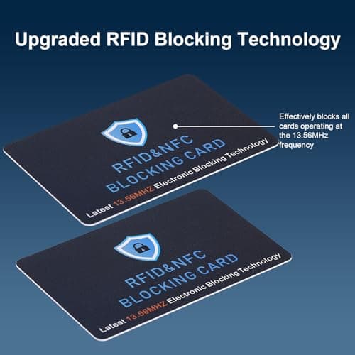 Honosen RFID Blocking Card 6 Pack, Credit Card Protector — view 3