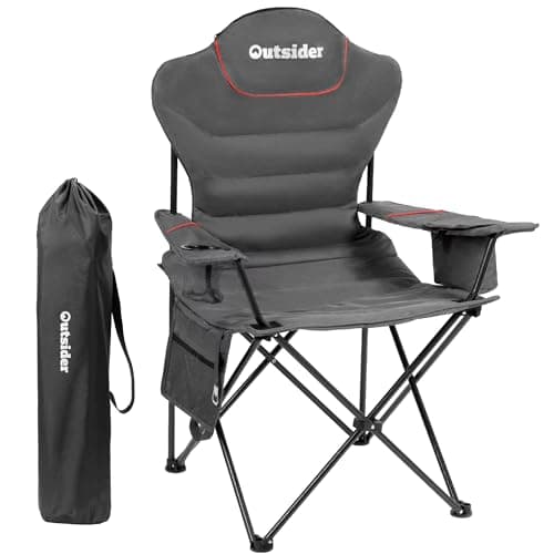 OUTSIDER Oversized Folding Camping Chair Heavy Duty 150kg (Style-2, 1)