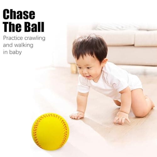 Soft Baseball Balls - 6 Piece Training Stress Ball Set for Kids — view 6