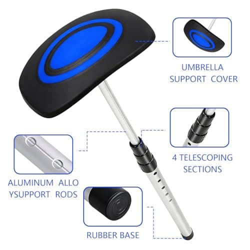 Yeqqzq Adjustable Golf Travel Bag Support Rod — view 3