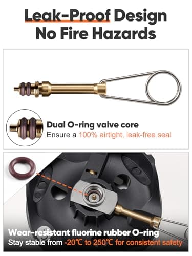 Odoland Backpacking and Camping Stove Cooking System, 7-In-1 Energy Saving Cooking Stove Set, Lightweight Camp Pot with Burner for Hiking, Trekking, Fishing and Backpacking — view 6