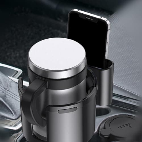 Car Cup Holder Expander, Universal Cup Holder Adapter with Expandable Insert for Large Bottles and Mugs, Fits 0.4–1.2 L Containers, 3.2–4.1 in Diameter — view 5