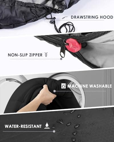 Sleeping Bags for Adults Backpacking Lightweight Waterproof- Cold Weather Sleeping Bag for Girls Boys Mens for Warm Camping Hiking Outdoor Travel Hunting with Compression Bags — view 5