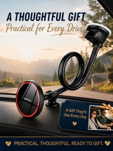 APPS2Car Cell Phone Car Mount for MagSafe, 14'' Windshield Phone Mount — view 2