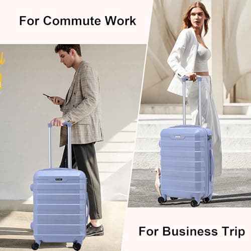RMW Cabin Suitcase 20 inch Carry On Luggage Hard Shell Trolley — view 3