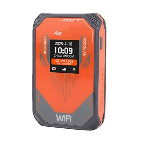 Ejoyous 4G Mobile WLAN Router, 4000mAh Battery LCD Display — view 2