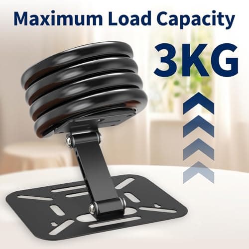 Stamlyn Desktop Projector Stand, Foldable 3-in-1 Mini Projector Holder with 1/4" Screw, 180° Rotatable Projector Mount for Home Cinema, Office, Outdoor, Desk, Wall & Ceiling — view 5
