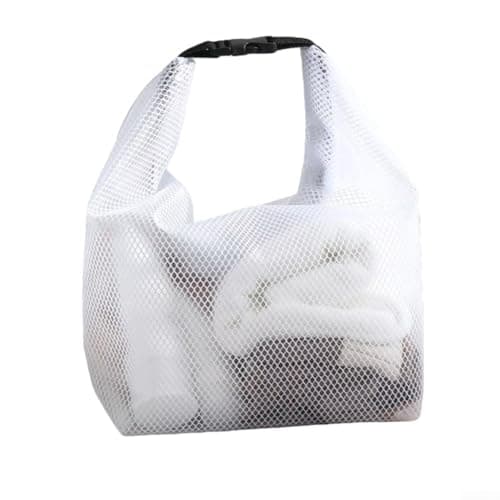Large Capacity Waterproof Storage Bag For Swimming And Fitness, Separable Wet Dry Drawstring Pouch, Portable Lightweight Organizer For Travel, Gym, Beach, Outdoor(White Large)