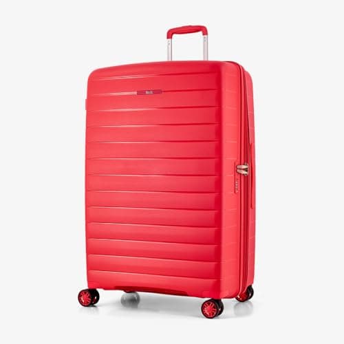 Rock Palma Large 102/117L Hard Shell Suitcase - Coral — view 2