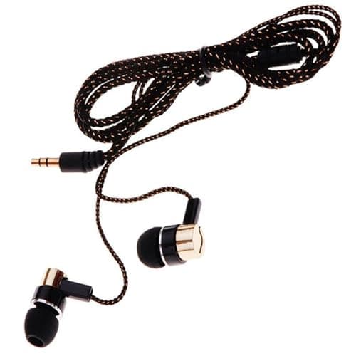 ulafbwur Flimikun Portable Universal 3.5mm Braided Heavy Bass in-Ear Wired Earphone for Phone — view 2