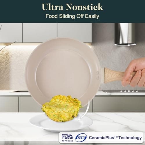 M MELENTA Pots and Pans Set Non Stick, Induction Hob Pan Set, Saucepan Set — view 4