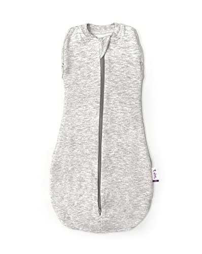 Sweet Dreamers, Baby Sleep Bag and Swaddle for Newborns | 0-3 months, 1.0 TOG | Soft Bamboo Fabric Baby Sleeping Bag | Grey