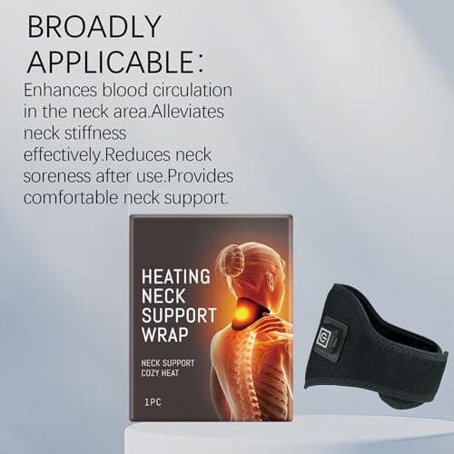 Electric Neck Heating Pad, Wearable 3 Mode Warmer, Heated Shoulder Wrap Cushion, Women Senior Winter Comfort Accessory, Home Office Outdoor Travel Gadget, Heat FOR Daily Use — view 4