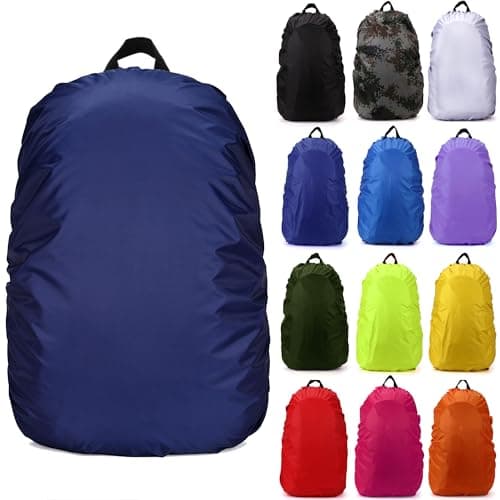 Van Der Linn Waterproof Backpack Cover 35L Bag Camping Hiking Outdoor Rucksack Rain Dust (Dark Blue)