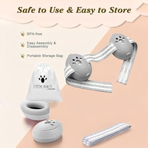 Baby Ear Defenders for 0-36 Months, Soft Adjustable with Noise‑Reduction — view 5