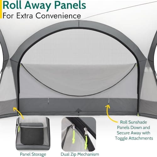 Trail Dome Gazebo with Zip-Away Sides, Carry Bag, 3.5m x 3.5m — view 4