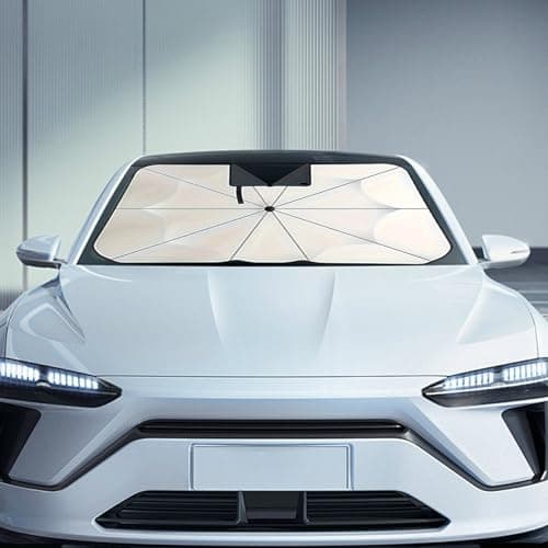 Car Window Shades Front Windshield, Auto Sunshade Front Windshield, Blinds Sun Protection Foldable for Vehicle Truck Marine Travel Road Trip Camping Commute Daily Driving Passenger — view 2
