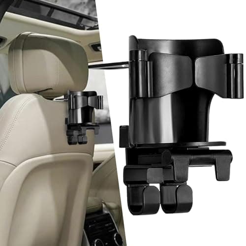 Headrest Cup Holder Heavy-Duty Quick-Release Holder Organizer — view 2