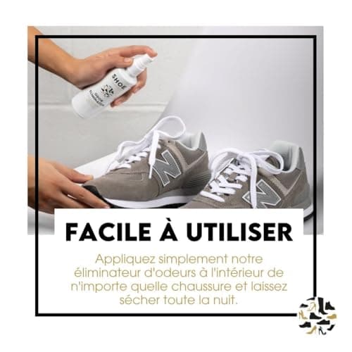 Shoe Clinic Odour Eliminator | Neutraliser for Trainer Odors, Dress Shoes, Sneakers, Boots, Heels, Sandals, and More | Easy to Use Spray for Gym, Sports, and Daily Wear (125ml) — view 4