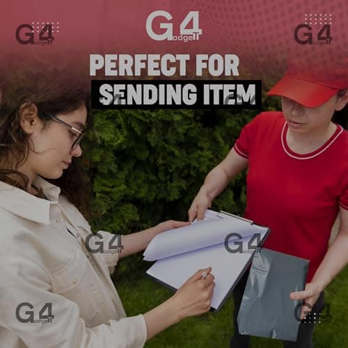 G4GADGET 100x 6.5 x 9 Inch Mailing Bags – Water-Resistant Shipping Envelopes for Secure Packaging – Ideal for Clothes, Small Items & Parcels, Self-Seal Closure, Recyclable — view 6