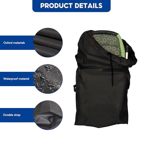 Stroller Travel Bag, 1PCS Pram Bag for Airplane Waterproof Gate Check Bags — view 3