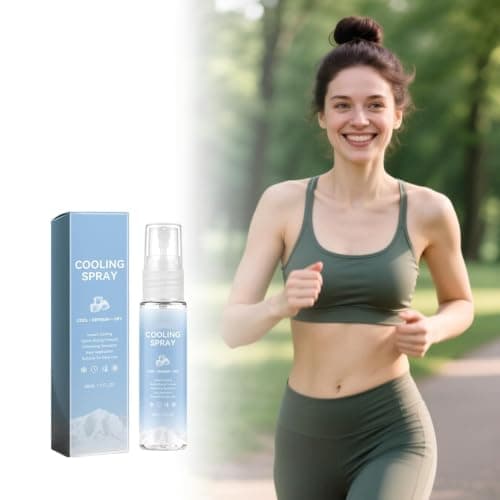 Cooling Mist Spray, Cooling Spray for Face and Body, Cooling Mist Spray for Hot Weather, Hydrating Face Mist & Refreshing Body Spray, After Sun Spray, Keep Cool & Refreshing Feeling，1PC — view 2