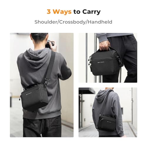 K&F CONCEPT Camera Sling Bag Small Crossbody Camera Case DSLR/Mirrorless Compact Shoulder Photography Bags for Photographers — view 5
