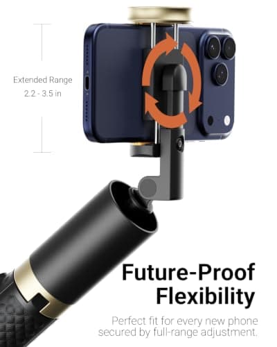 Vimose 62" Phone Tripod Stand, All in 1 Selfie Stick with Remote — view 2